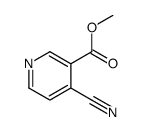 methyl 4-cyanopyridine-3-carboxylate结构式