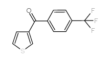 3-(4-三氟甲基苯甲酰基)噻吩结构式