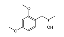 Benzeneethanol, 2,4-dimethoxy-α-methyl-, (αS) Structure