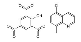 5-chloro-8-methylquinoline,2,4,6-trinitrophenol结构式