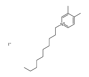 1-decyl-3,4-dimethylpyridin-1-ium,iodide结构式