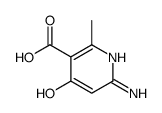 6-amino-2-methyl-4-oxo-1H-pyridine-3-carboxylic acid结构式