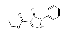 ethyl 3-oxo-2-phenyl-1H-pyrazole-4-carboxylate Structure