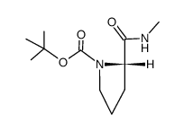 Boc-L-Pro-NHMe结构式