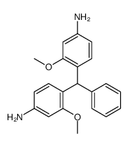 4-[(4-amino-2-methoxyphenyl)-phenylmethyl]-3-methoxyaniline Structure