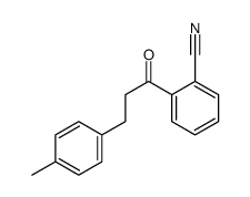 2'-CYANO-3-(4-METHYLPHENYL)PROPIOPHENONE结构式