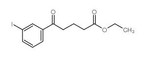 ETHYL 5-(3-IODOPHENYL)-5-OXOVALERATE结构式