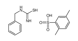 benzylthiourea,2,5-dimethylbenzenesulfonic acid Structure