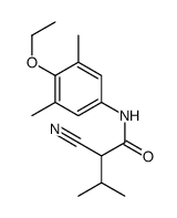 2-cyano-N-(4-ethoxy-3,5-dimethylphenyl)-3-methylbutanamide Structure