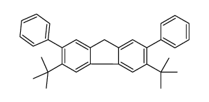 3,6-ditert-butyl-2,7-diphenyl-9H-fluorene Structure
