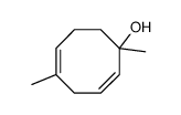 1,5-dimethylcycloocta-2,5-dien-1-ol结构式