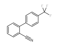 4-三氟甲基-联苯-2-甲腈结构式