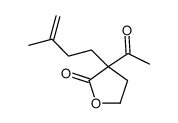 3-acetyl-3-(3-methylbut-3-enyl)oxolan-2-one Structure