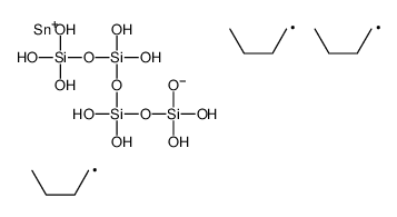 7-[(tributylstannyl)oxy]-tetrasiloxane-1,1,1,3,3,5,5,7,7-nonol结构式