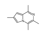 Pyrrolo[1,2-a]pyrazine, 1,3,4,7-tetramethyl- (9CI) Structure