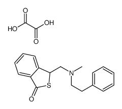 3-[[methyl(2-phenylethyl)amino]methyl]-3H-2-benzothiophen-1-one,oxalic acid Structure