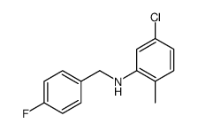 5-Chloro-N-(4-fluorobenzyl)-2-methylaniline picture