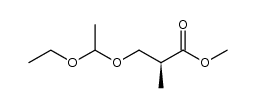 Methyl (S)-(+)-3-(1-ethoxyethoxy)-2-methylpropanoate Structure