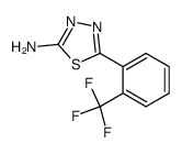 2-amino-5-<2-(trifluoromethyl)phenyl>-1,3,4-thiadiazole Structure