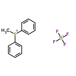 Methyl(diphenyl)sulfonium tetrafluoroborate Structure