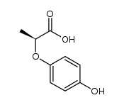 (S)-2-(4-hydroxyphenoxy)propionic acid Structure