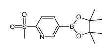 2-(甲基磺酰基)-5-(4,4,5,5-四甲基-1,3,2-二氧硼杂环戊烷-2-基)吡啶图片