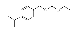 4-iso-propyl-1-[(ethoxymethoxy)methyl]benzene结构式