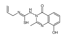 (6ci)-1-烯丙基-3-(8-羟基-2-甲基-4-氧代-3(4h)-喹唑啉)-2-硫脲结构式