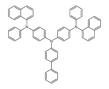 4,4'-双[N-(1-萘基)-N-苯氨基]-4''-苯基三苯胺结构式