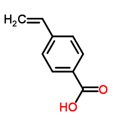 4-乙烯基苯甲酸结构式