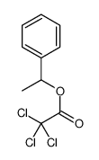 1-phenylethyl 2,2,2-trichloroacetate Structure