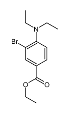 3-溴-4-(二乙基氨基)苯甲酸乙酯结构式