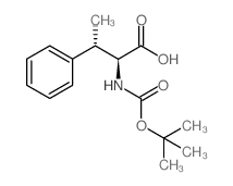 Boc-β-甲基-DL-苯丙氨酸结构式