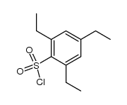 2,4,6-triethylbenzene-1-sulfonyl chloride Structure