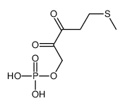 1-phospho-2,3-diketo-5-S-methylthiopentane Structure