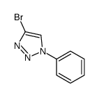 4-溴-1-苯基-1H-1,2,3-噻唑结构式
