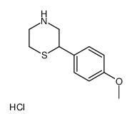 2-(4-methoxyphenyl)thiomorpholine,hydrochloride结构式
