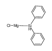 ((diphenylsilyl)methyl)magnesium chloride Structure