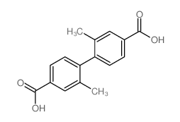 2,2'-dimethyl-4,4'-biphenyldicarboxylic acid Structure