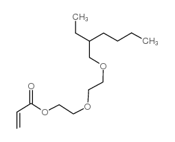 2-乙基己基醚丙烯酰酸二甘醇结构式