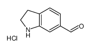 INDOLINE-6-CARBALDEHYDE HYDROCHLORIDE结构式