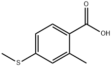 2-甲基-4-(甲硫基)苯甲酸结构式