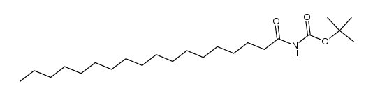 tert-butyl stearoylcarbamate结构式