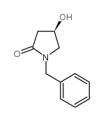 (R)-(+)-1-苄基-4-羟基-2-吡咯烷酮结构式