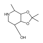 1,3-Dioxolo4,5-cpyridin-7-ol, hexahydro-2,2,4-trimethyl-, (3aR,4S,7R,7aS)- Structure