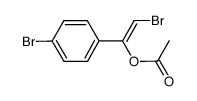 (Z)-2-bromo-1-(4-bromophenyl)vinyl acetate结构式
