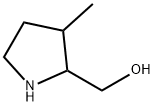 (3-甲基吡咯烷-2-基)甲醇结构式