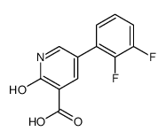 5-(2,3-difluorophenyl)-2-oxo-1H-pyridine-3-carboxylic acid结构式