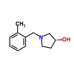 (R)-1-(2-Methyl-benzyl)-pyrrolidin-3-ol Structure