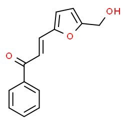 3-(5-HYDROXYMETHYL-FURAN-2-YL)-1-PHENYL-PROPENONE结构式